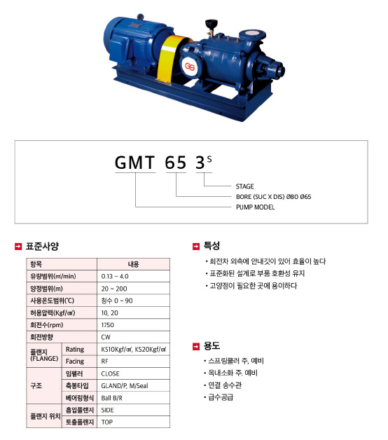 다단터빈펌프